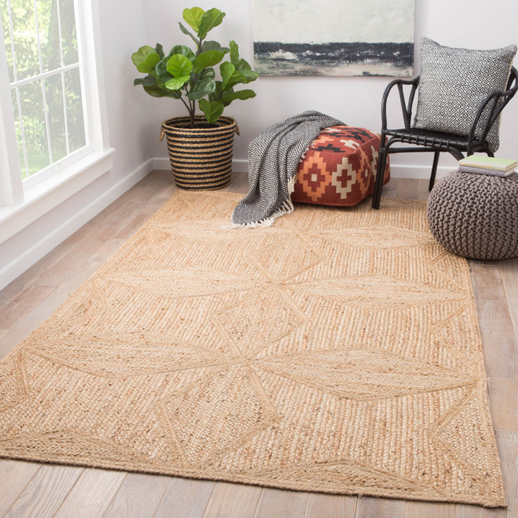JaipurLiving Handmade Braided Jute/Sisal Cream/White Area Rug Wayfair